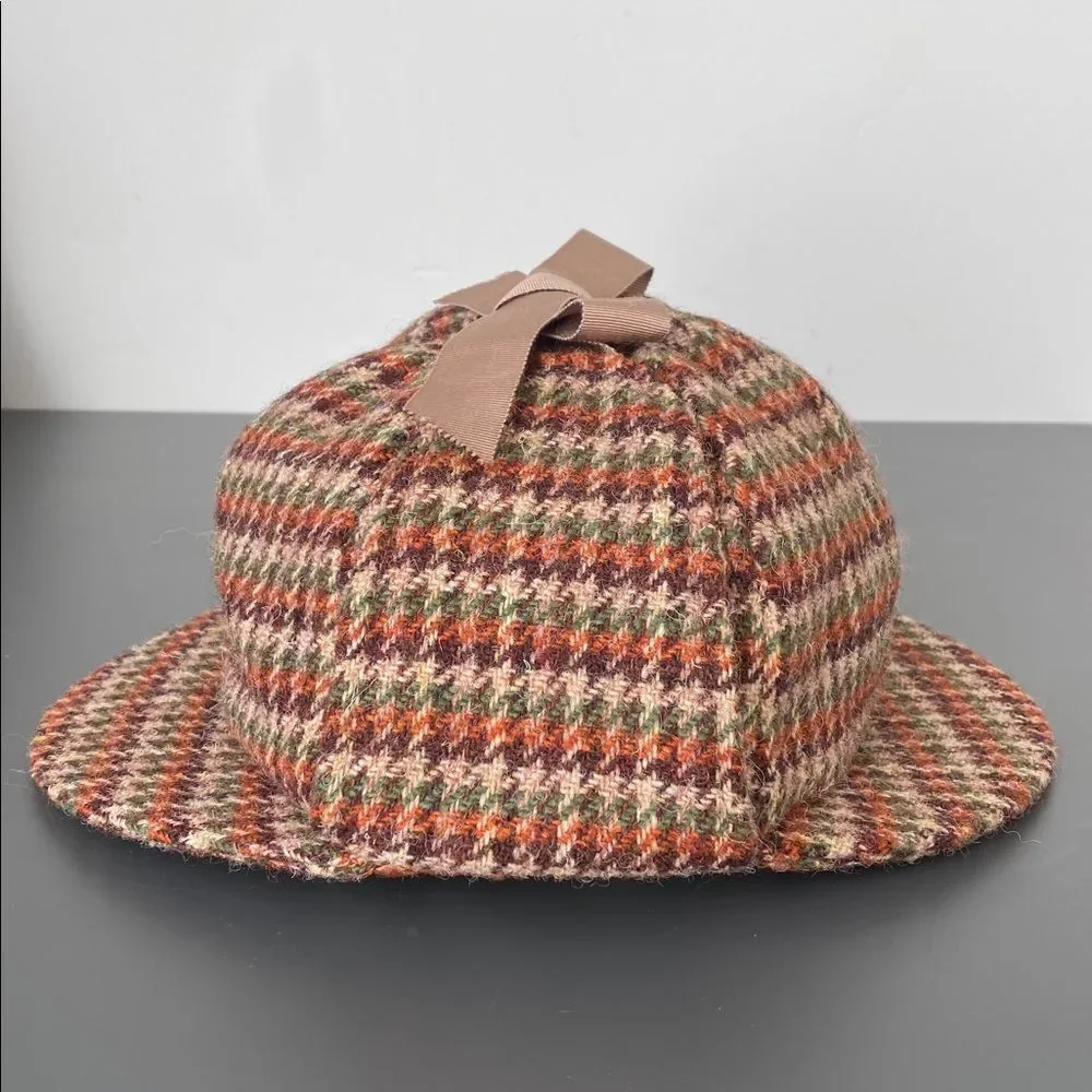 Vintage Tweedmill Wool Deerstalker 'Sherlock Holmes' Hat British-mad Unisex
